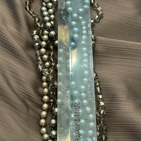 CAROLEE Vintage 4 stranded Gray Color Necklace - Picture 6 of 14